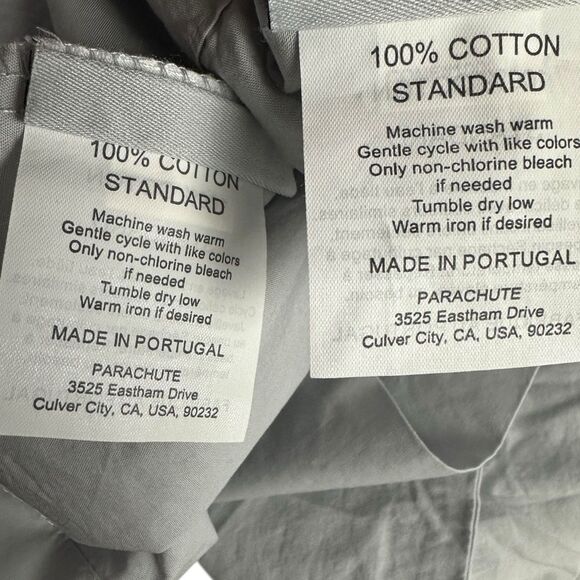 PARACHUTE King Size Pillowcase Set Fog - Picture 8 of 9